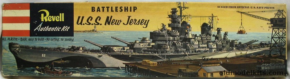 Revell 1/532 USS New Jersey - 'S' Issue, H316-198 plastic model kit